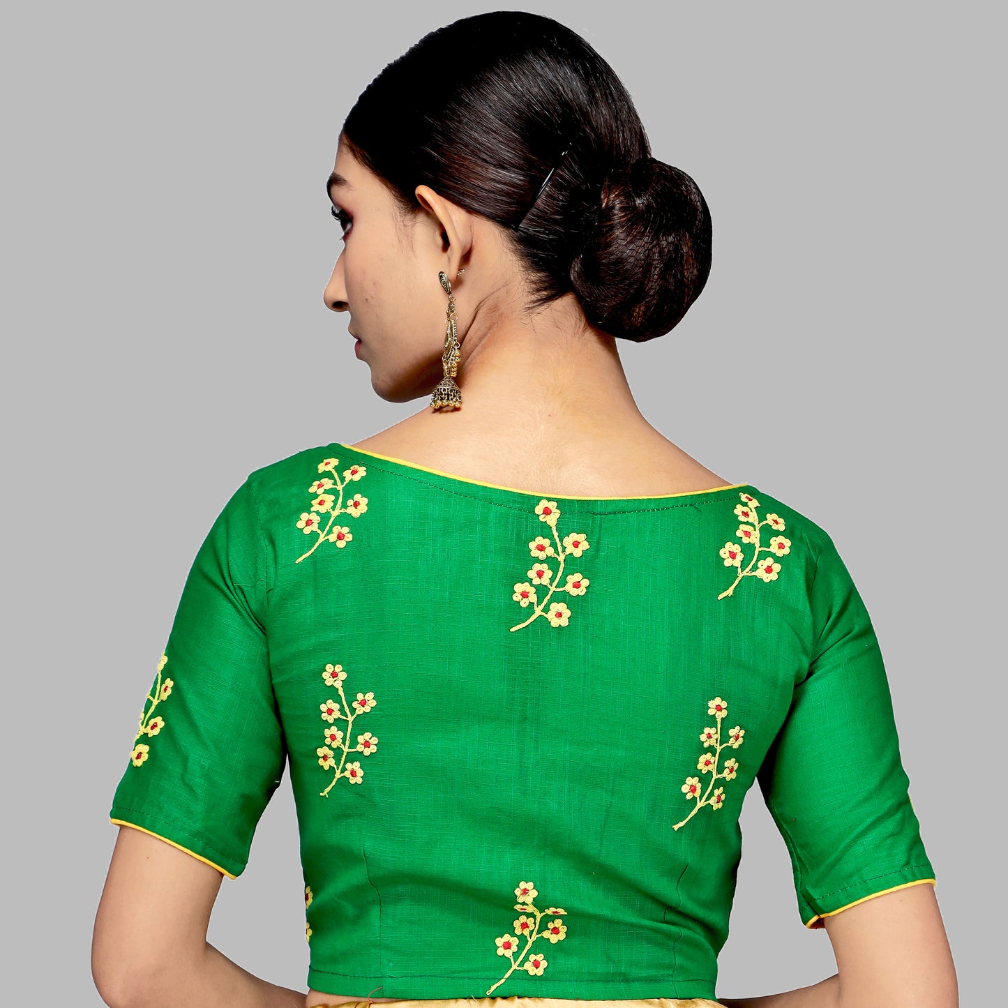 EMBROIDERY DESIGN COTTON BLOUSES FOR WOMEN