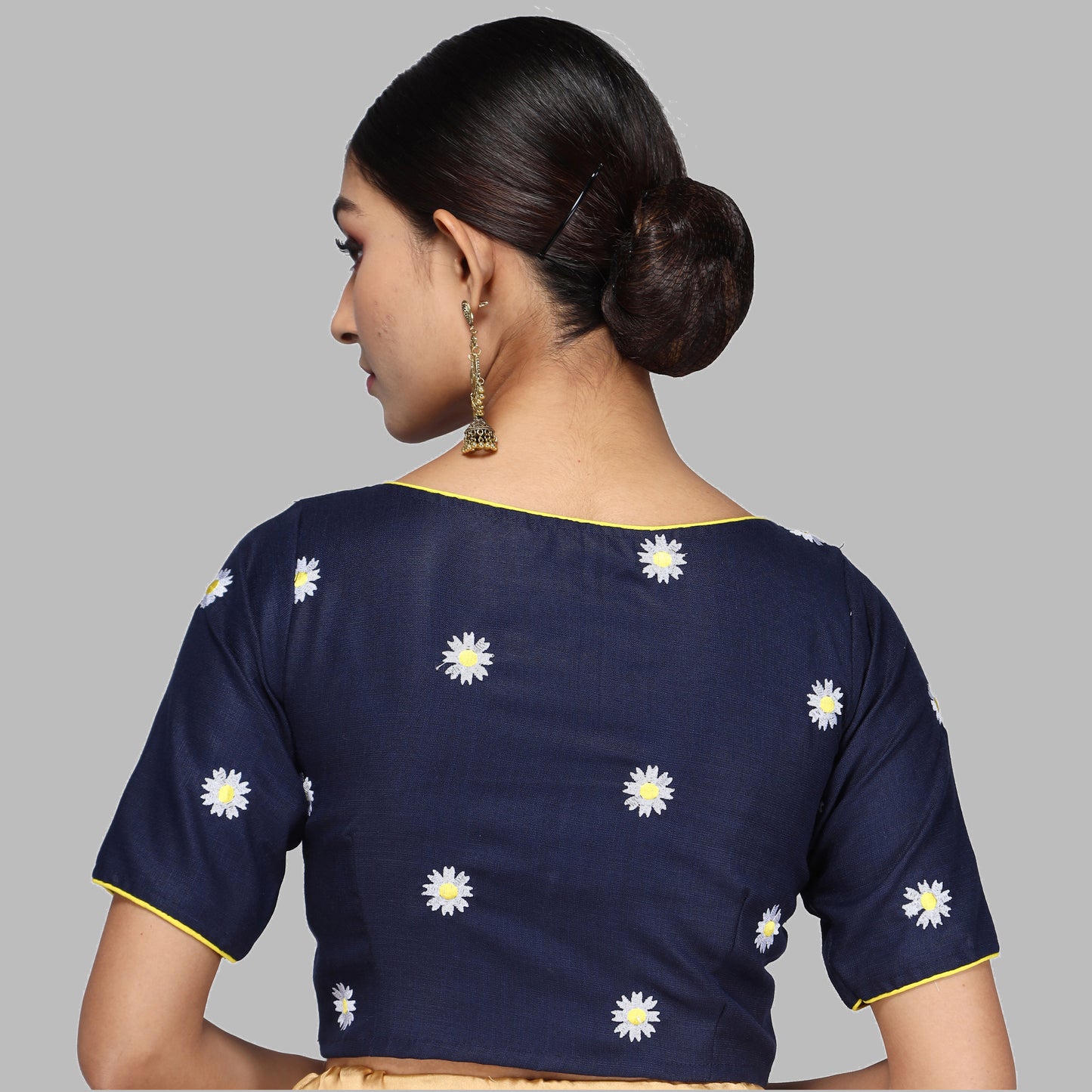 EMBROIDERY DESIGN COTTON BLOUSES FOR WOMEN