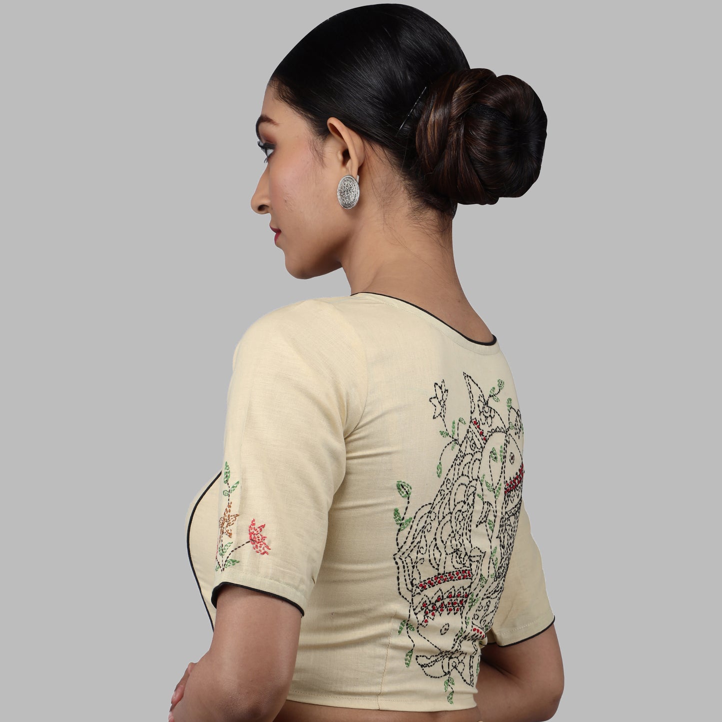 KANTHA STITCH COTTON BLOUSES FOR WOMEN