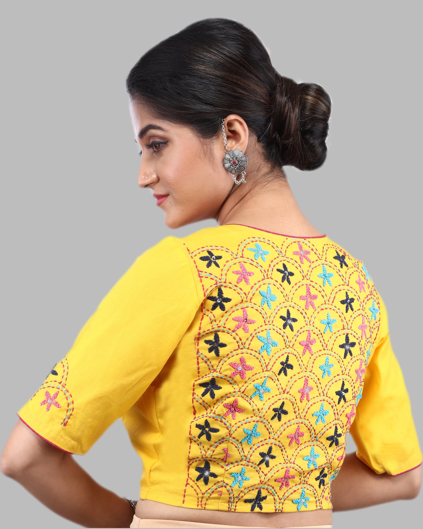 KANTHA STITCH DESIGN BLOUSES