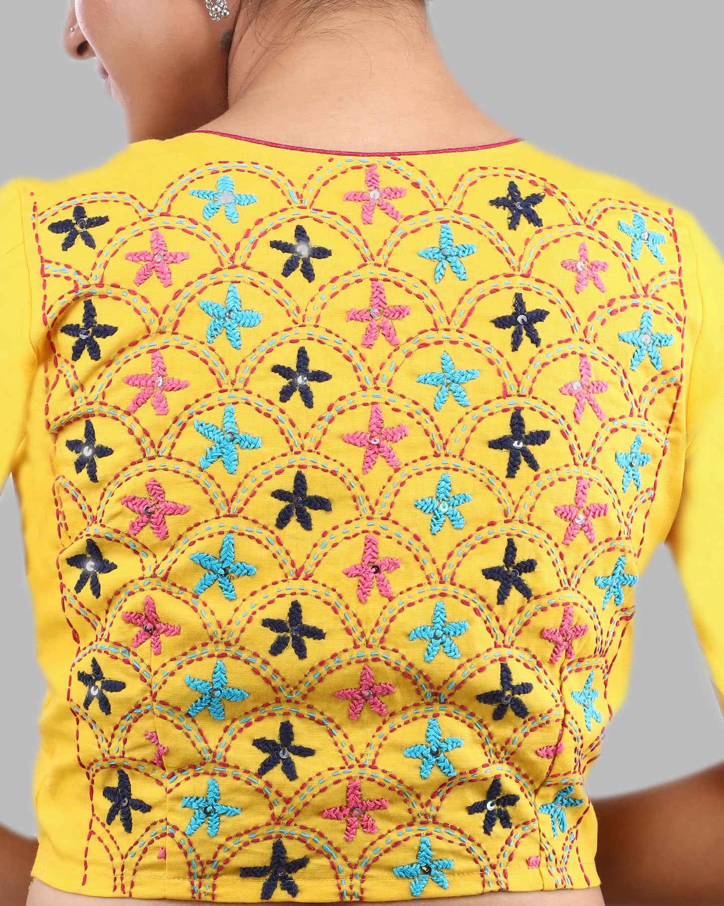 KANTHA STITCH DESIGN BLOUSES