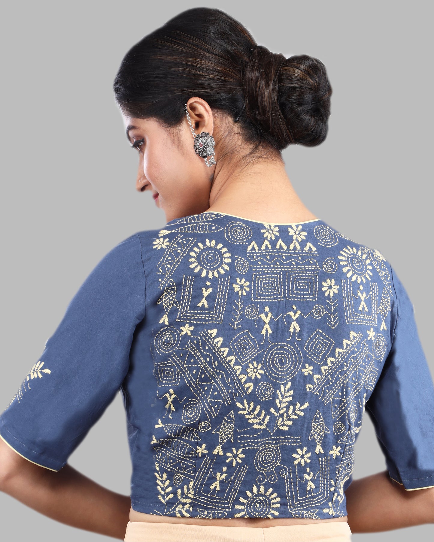 KANTHA STITCH DESIGN BLOUSES