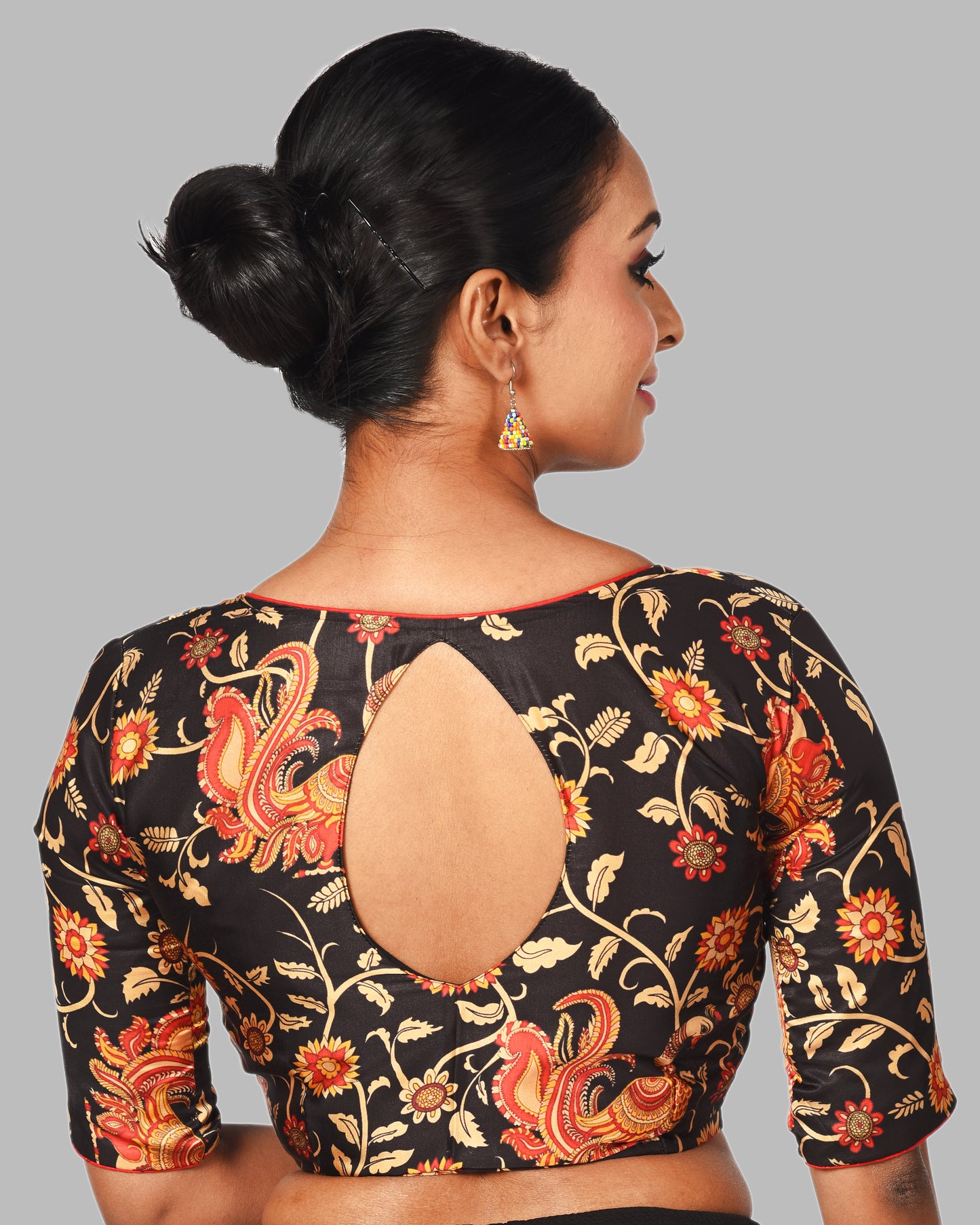 DIGITAL PRINT MODAL SILK BLOUSE