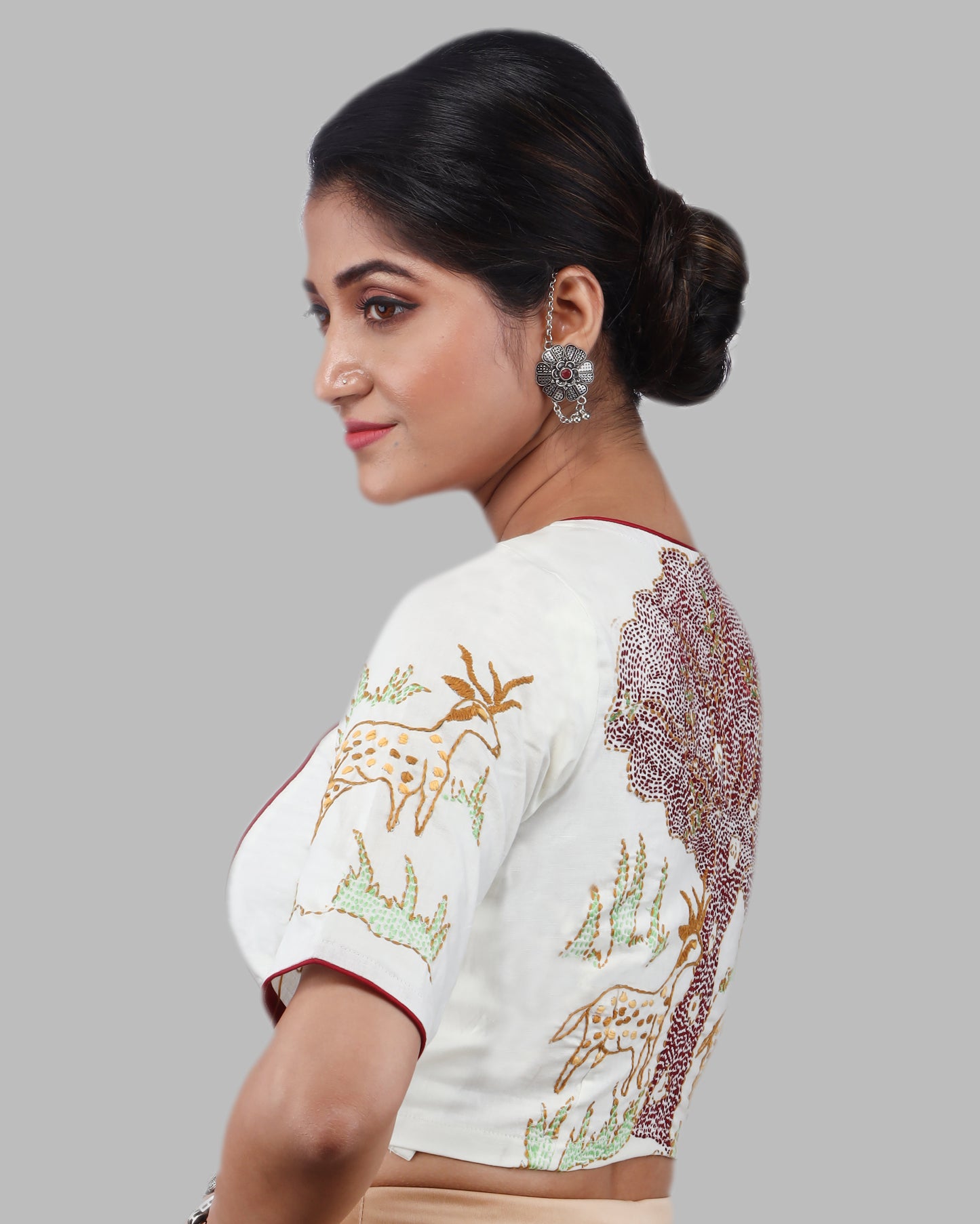 KANTHA STITCH DESIGN BLOUSES