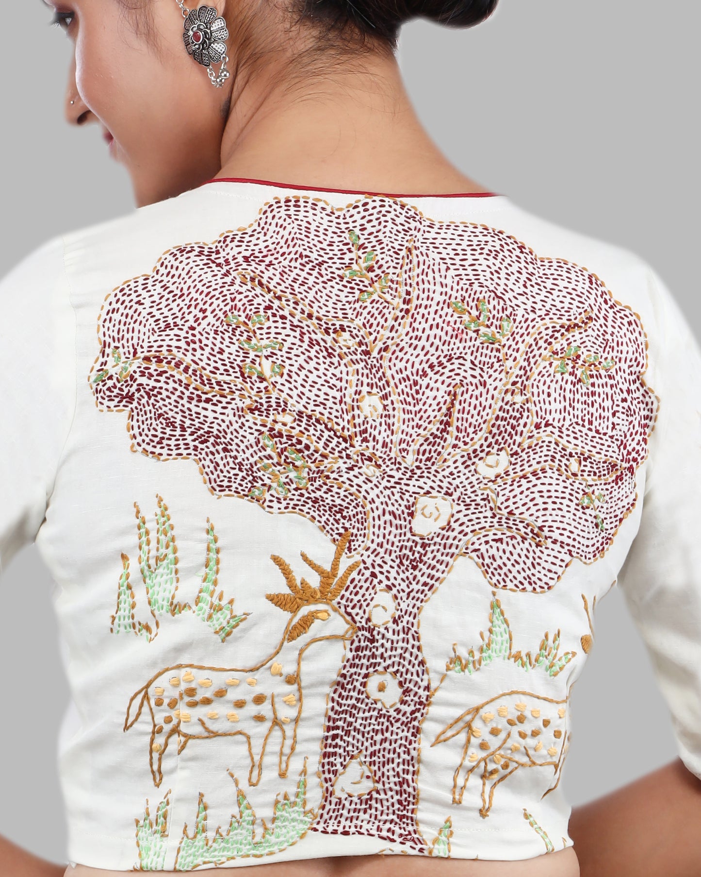 KANTHA STITCH DESIGN BLOUSES