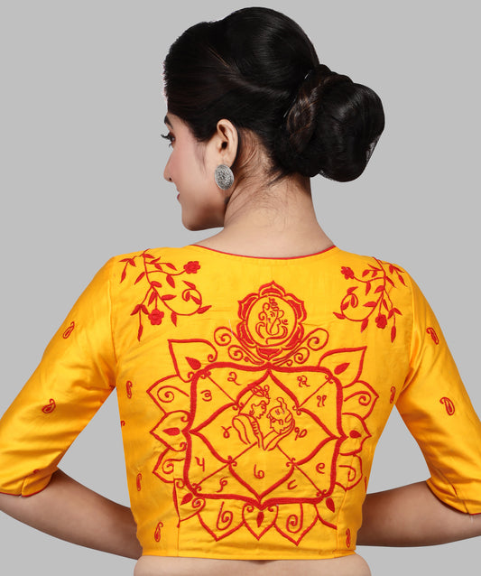 EMBROIDERY DESIGN MALAI COTTON BLOUSES