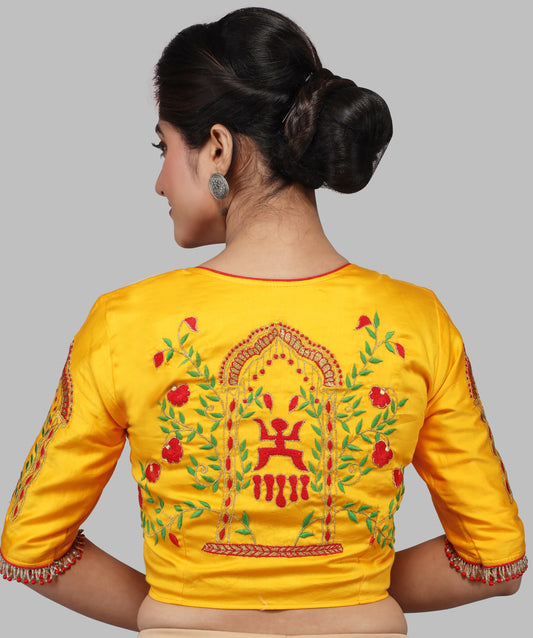 EMBROIDERY DESIGN MALAI COTTON BLOUSES