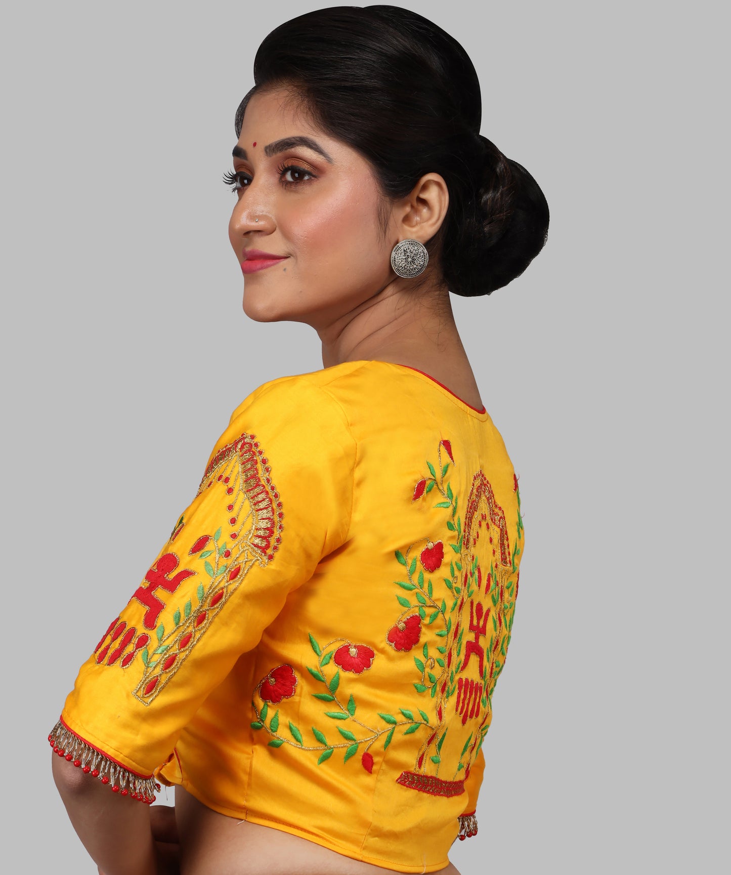 EMBROIDERY DESIGN MALAI COTTON BLOUSES