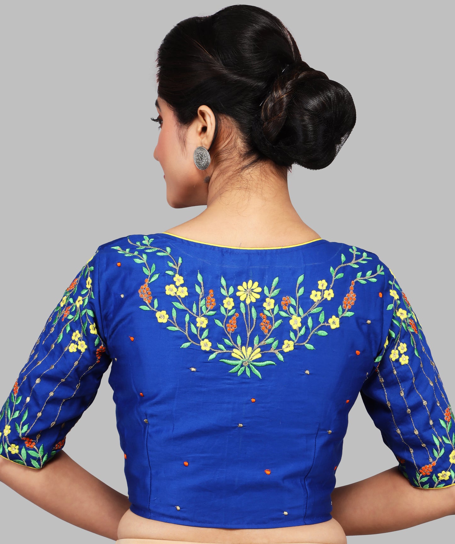 EMBROIDERY DESIGN MALAI COTTON BLOUSES