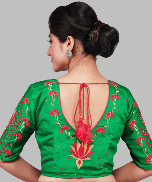 EMBROIDERY DESIGN MALAI COTTON BLOUSES