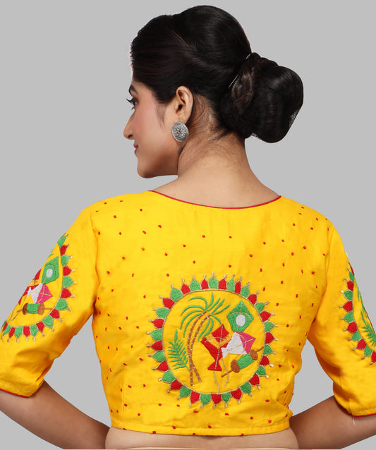 EMBROIDERY DESIGN MALAI COTTON BLOUSES