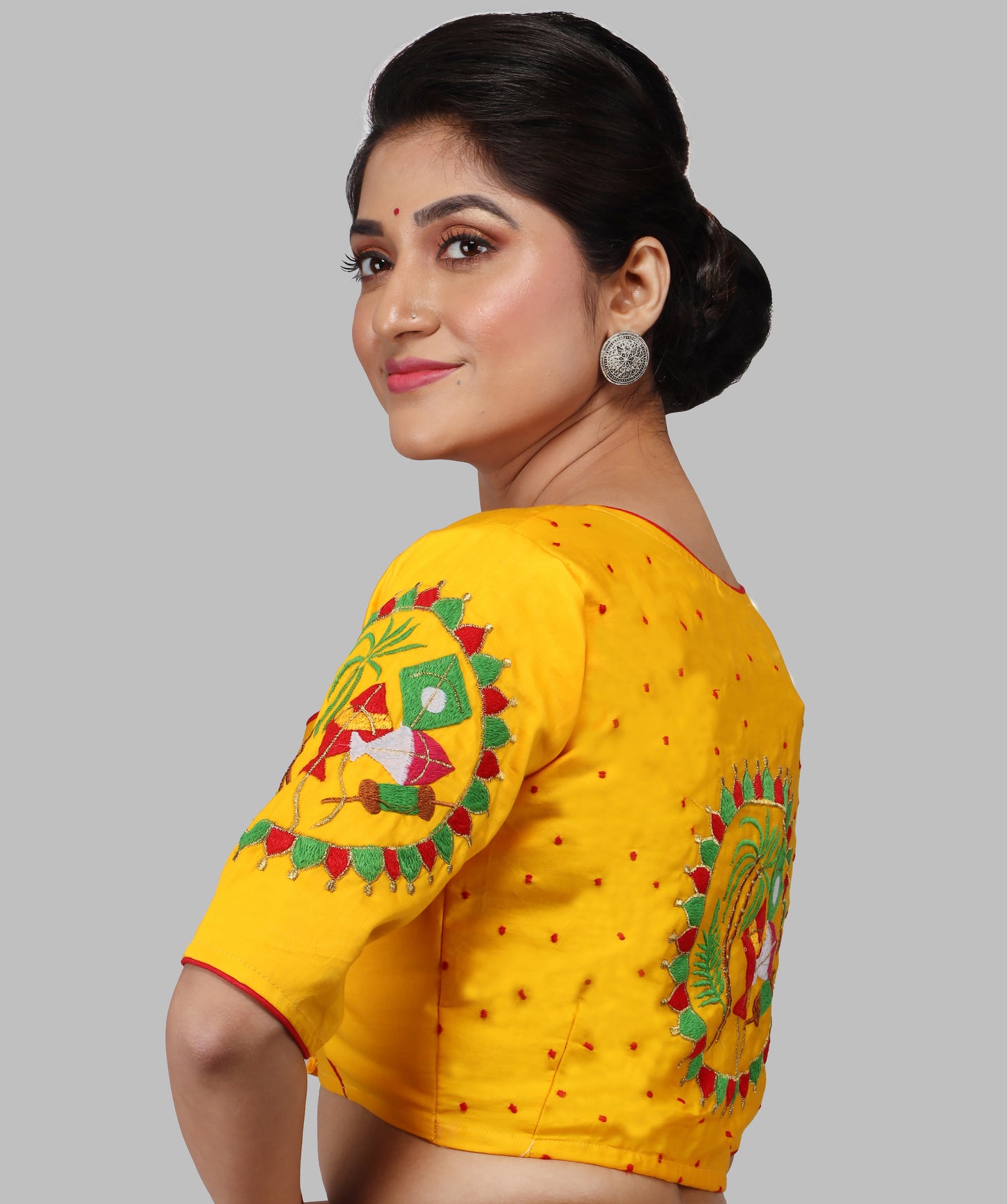 EMBROIDERY DESIGN MALAI COTTON BLOUSES