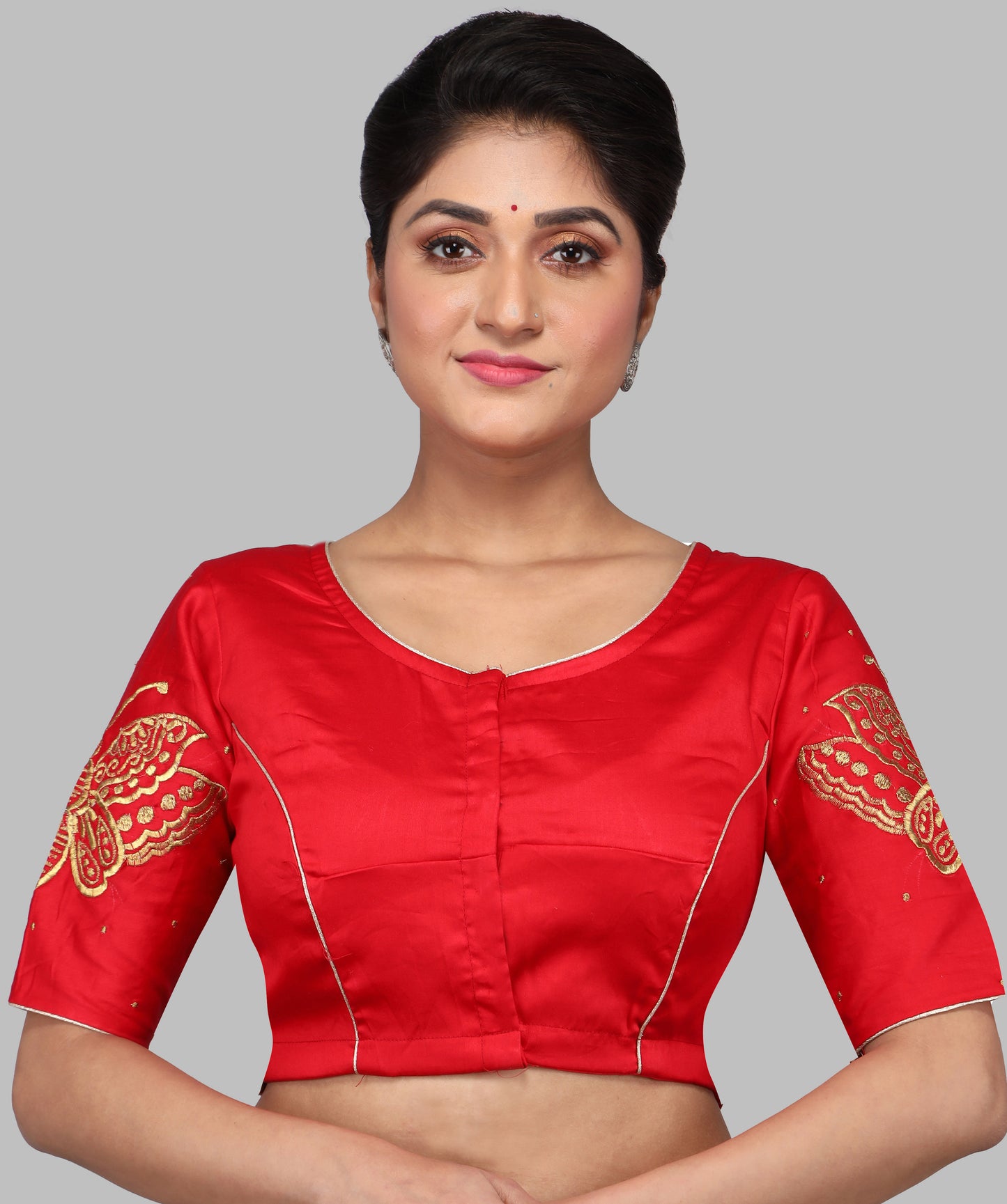 EMBROIDERY DESIGN MALAI COTTON BLOUSES