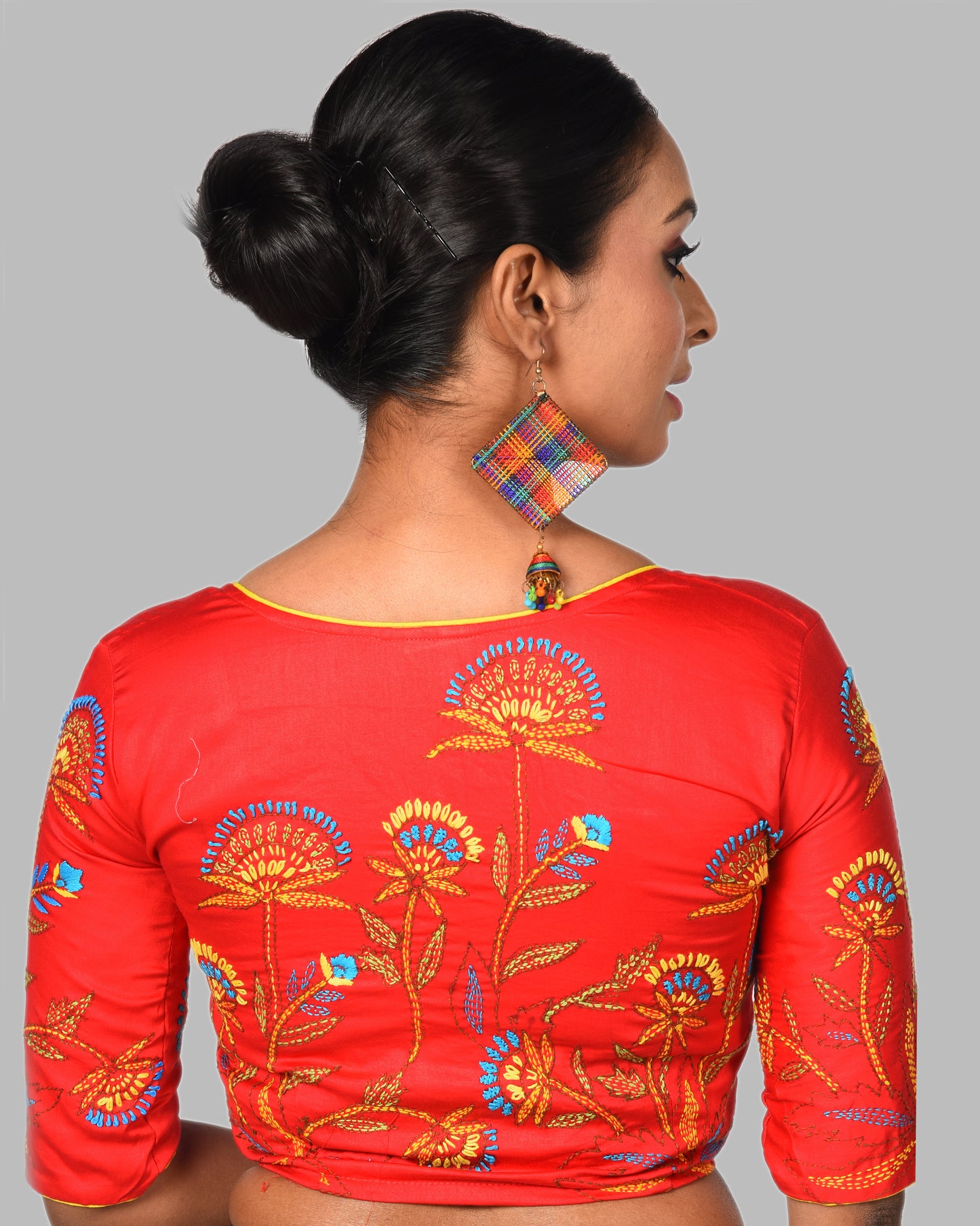 KANTHA STITCH HAND WORK BLOUSE