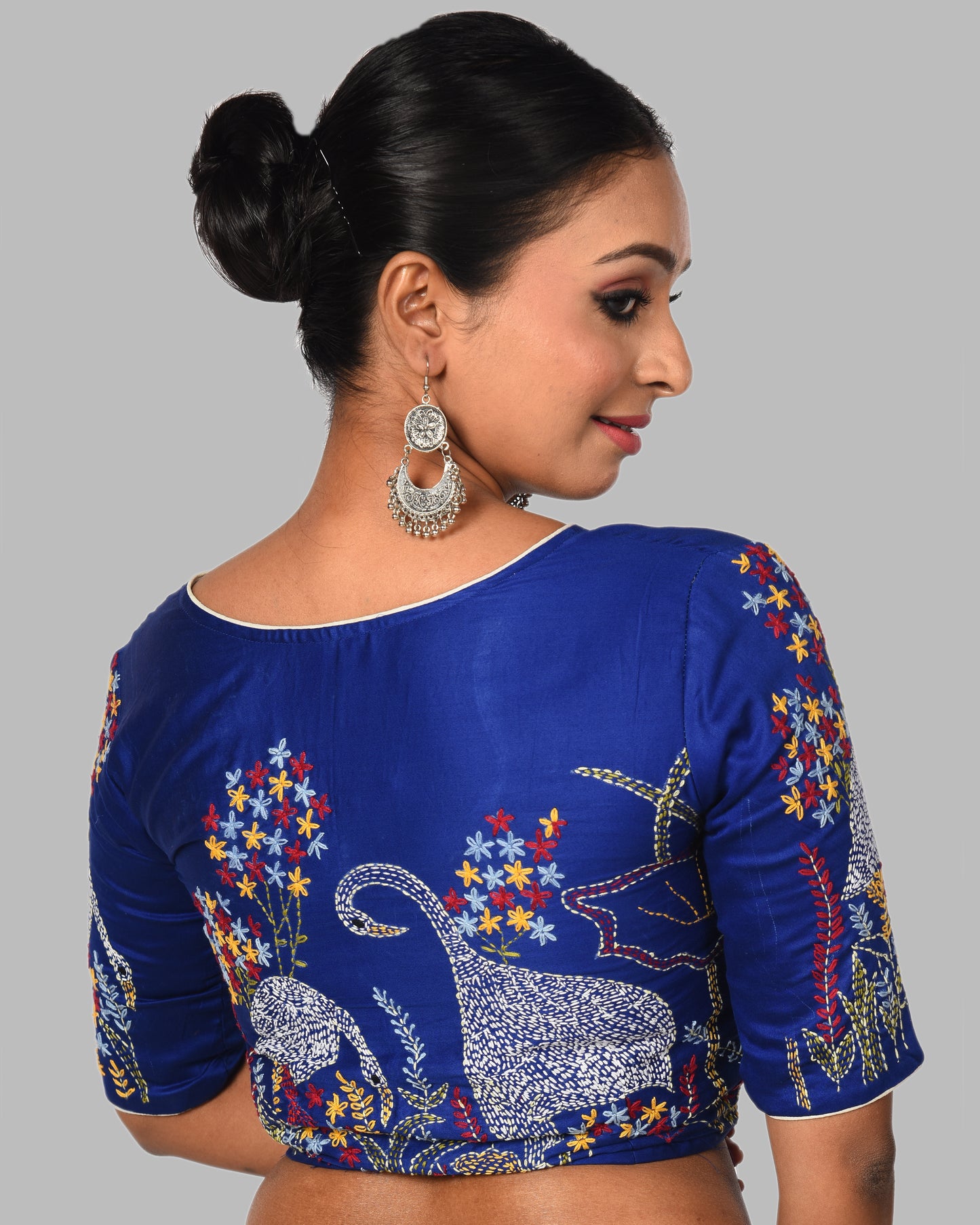 KANTHA STITCH HAND WORK BLOUSE